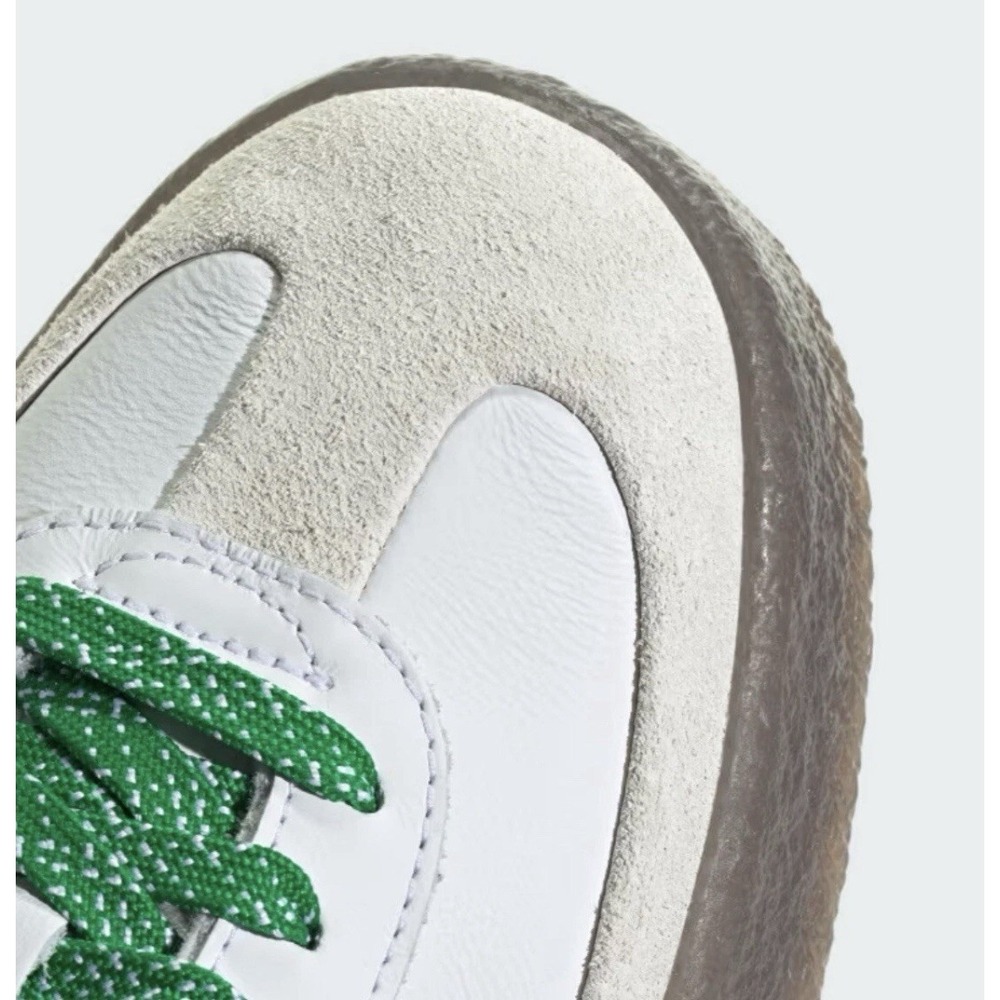 adidas SAMBAE W Sneakers Size 6 Womens Cloud White/Green/Off White IE9105 NEW - Picture 7 of 16